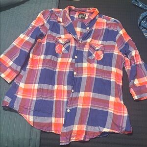 American Eagle Outfitters Multicolor Plaid Shirt